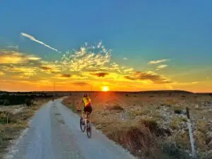 MTB Sunset Biking in Nature